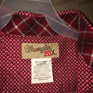 Boys Wrangler 20X Western Shirt